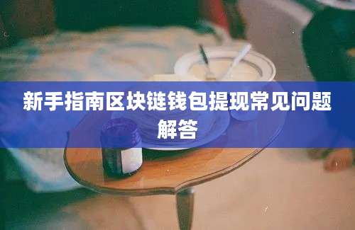 新手指南区块链钱包提现常见问题解答