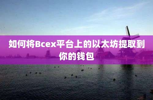 如何将Bcex平台上的以太坊提取到你的钱包