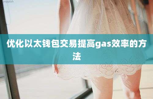 优化以太钱包交易提高gas效率的方法