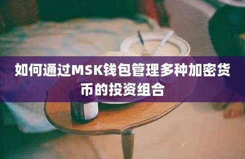 如何通过MSK钱包管理多种加密货币的投资组合