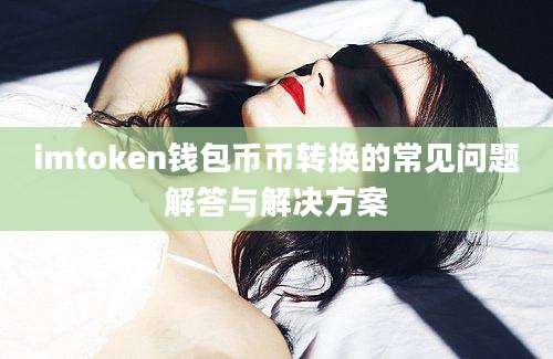 imtoken钱包币币转换的常见问题解答与解决方案