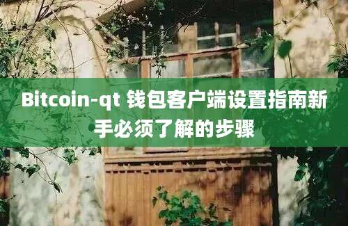 Bitcoin-qt 钱包客户端设置指南新手必须了解的步骤