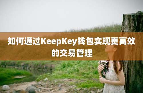 如何通过KeepKey钱包实现更高效的交易管理