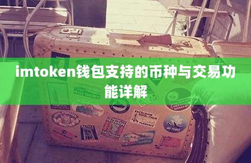 imtoken钱包支持的币种与交易功能详解