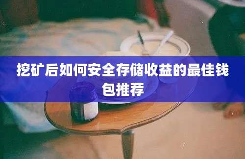 挖矿后如何安全存储收益的最佳钱包推荐