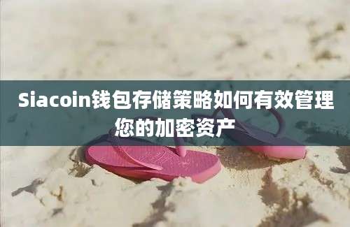 Siacoin钱包存储策略如何有效管理您的加密资产