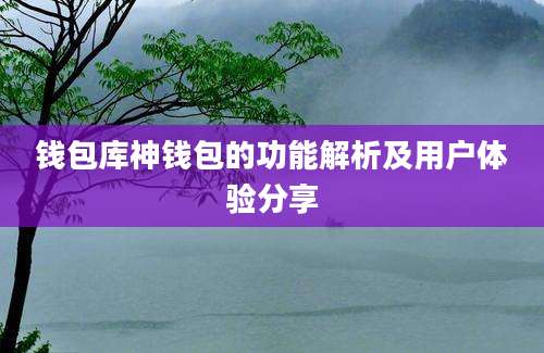 钱包库神钱包的功能解析及用户体验分享