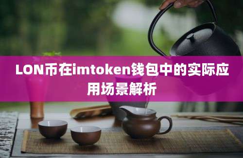 LON币在imtoken钱包中的实际应用场景解析