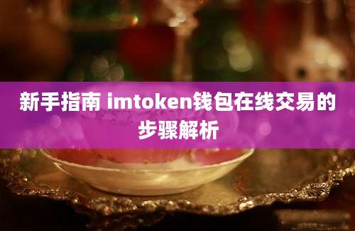 新手指南 imtoken钱包在线交易的步骤解析