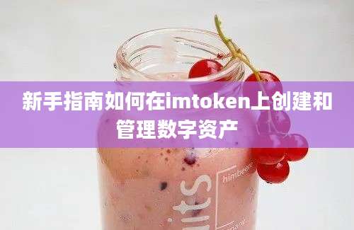 新手指南如何在imtoken上创建和管理数字资产